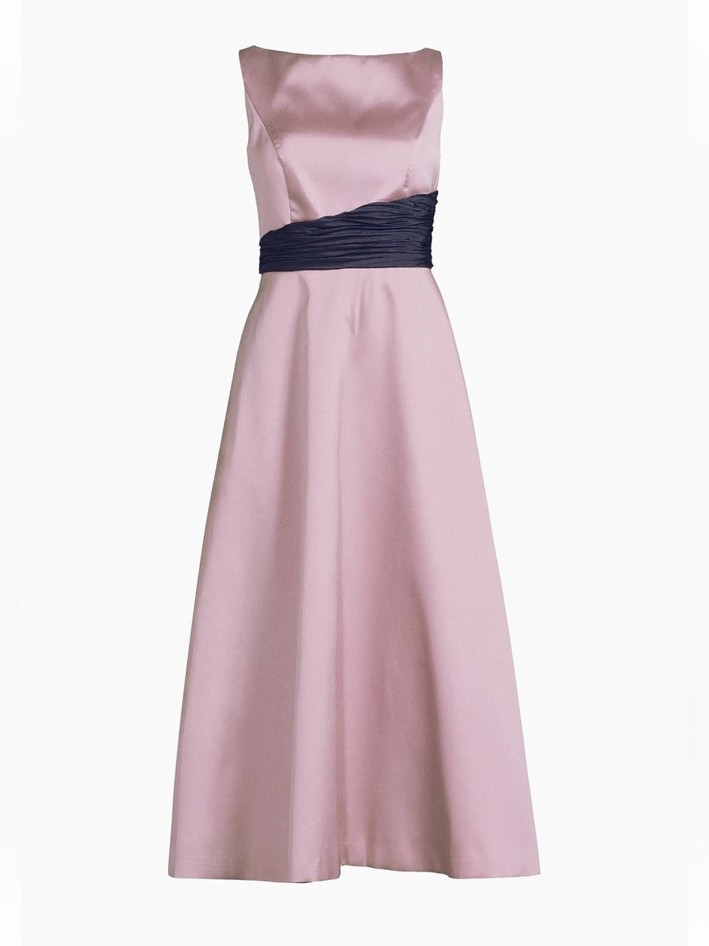 Kay Unger Gemma Satin Tea-Length Dress size 16 NWT